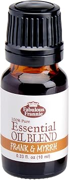 Fabulous Frannie Frankincense and Myrrh Essential Oil Blend All Natural 100% Pure Undiluted Essential Oil 10ml