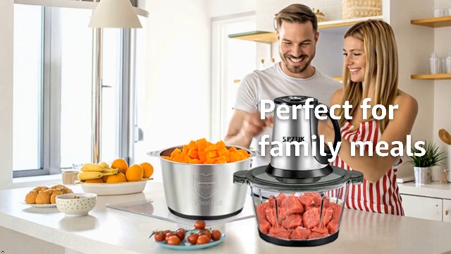 Amazon.com: SPZTJK 3-Speed Electric Food Processor: Meat Grinder