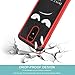 RioGree for LG Stylo 4/LG Stylo 4 Plus/Stylo 4+/Q Stylus 4 Phone Case with Screen Protector Cell Cover Skin Protective for Women Men, Red