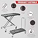 Powerbuilt Adjustable Work Table with Tool Holders and Convertible Dolly Function, Multi-Use, Home, Garage, Worksite - 642928ECE, Black