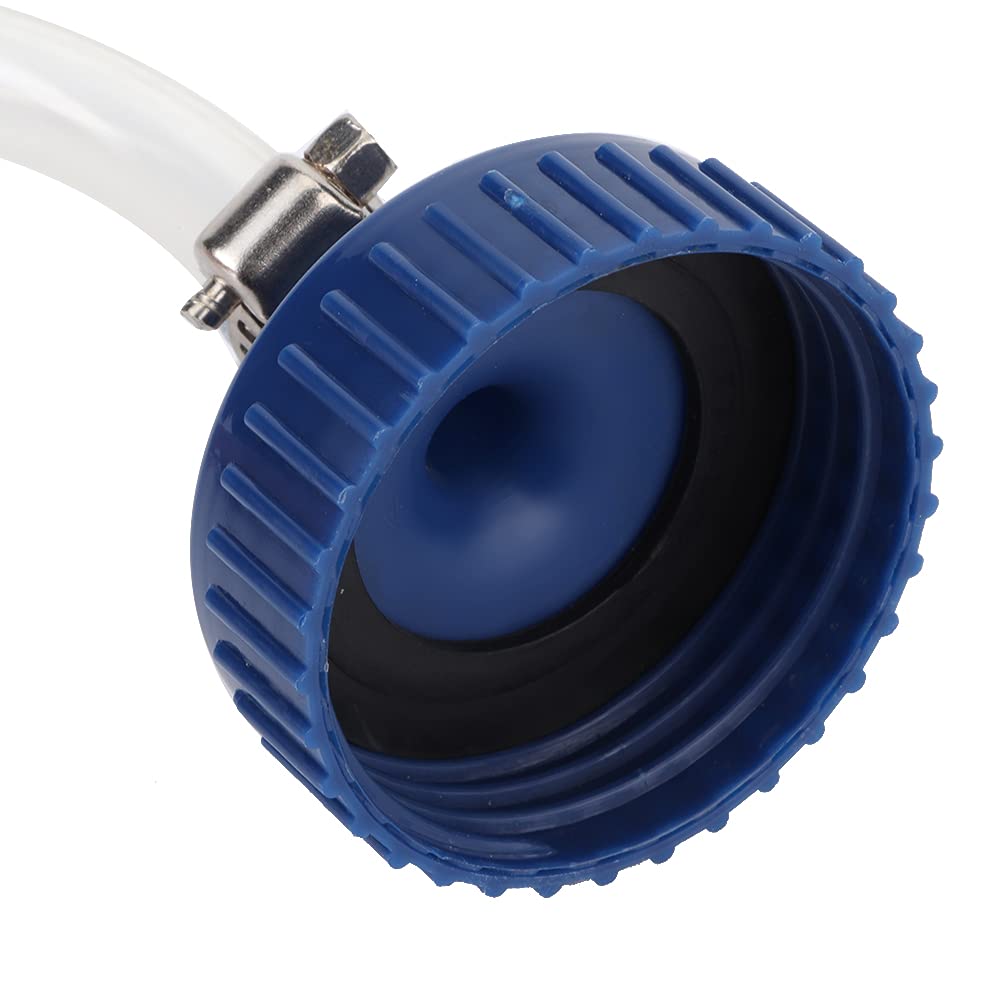 Biberón para Terneros de Acero Inoxidable, Biberón para Medicina de Leche de Calidad Alimentaria con Mango Espesante y Boca Grande, para Terneros 3L 4L (4L)