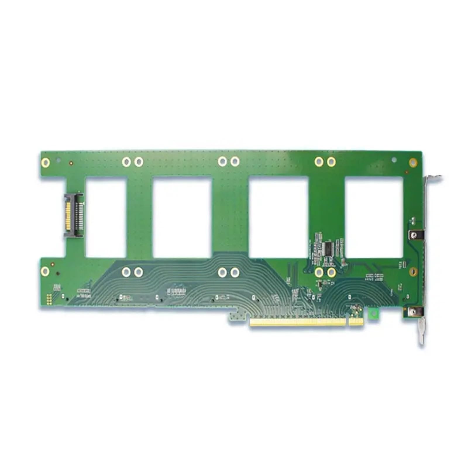 La scheda di espansione NVMe SSD PCIe X16 a 4 da 2,5" U.2 richiede la scheda madre for supportare la biforcazione