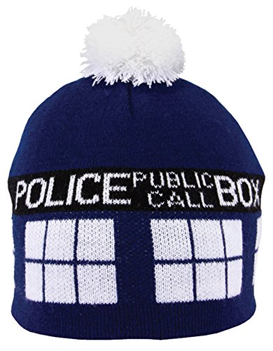 Elope Doctor Who Tardis Pom Beanie Hat