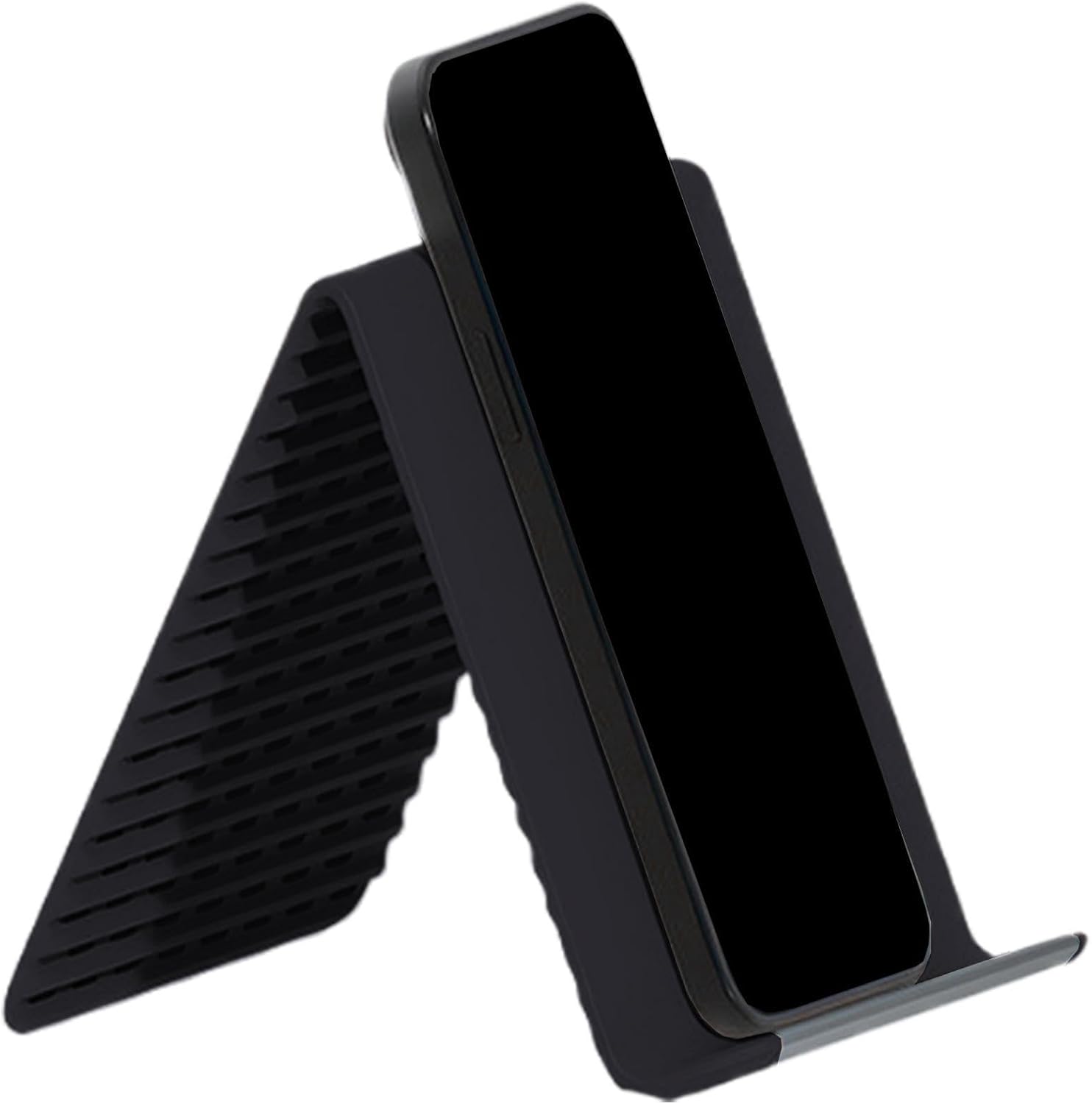 Generico Flexible Silicone Phone Stand Holder, Adjustable Bendable Desk Stand, Silicone Aluminum Folding Mount for Office, Home, Kitchen, Bedroom, Travel