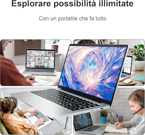 Image of Windows 11 Laptop Computer 14.1 Inch Laptop Notebook PC Portable Traditional Laptop with 4GB DDR4 256GB SSD 2.4 /5G WiFi BT4.0 HDMI USB 3.0, Large Battery Capacity