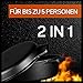 Grillschweine Cooker 2126-2 in 1 gusseisener Multikocher: Kochtopf und Bratpfanne - geeignet für Grill, Elektroherd, Backofen, Induktionsherd, Gasherd