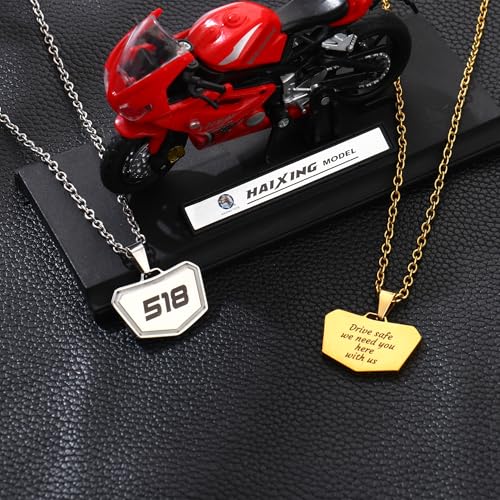 Personalized Custom Motocross Number Necklace,Dirt Bike Name Necklace Gift for Men4