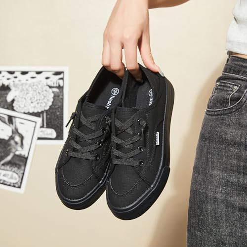 Image of hash bubbie Women's Slip on Canvas Shoes Non Slip Fashion Sneakers Loafers
