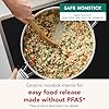 KitchenAid Hard Anodized Ceramic Induction Nonstick Cookware Saute Pan/Jumbo Cooker with Lid and Helper Handle, Dishwasher Safe, 5 Quart Sauteuse with Stainless Steel Handles - Porcelain White #3