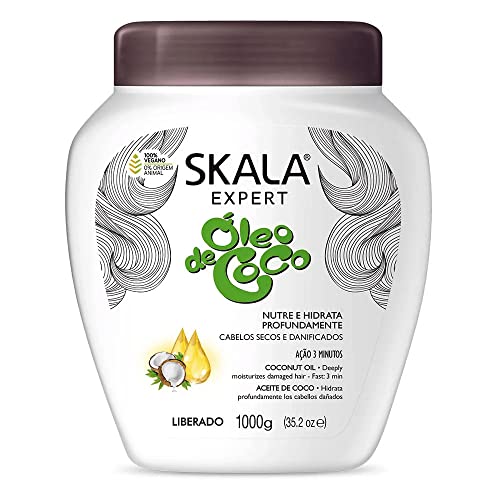 Máscara Skala Óleo de Coco para Cabelos Secos e Danificados 1Kg - Skala Portugal Cover