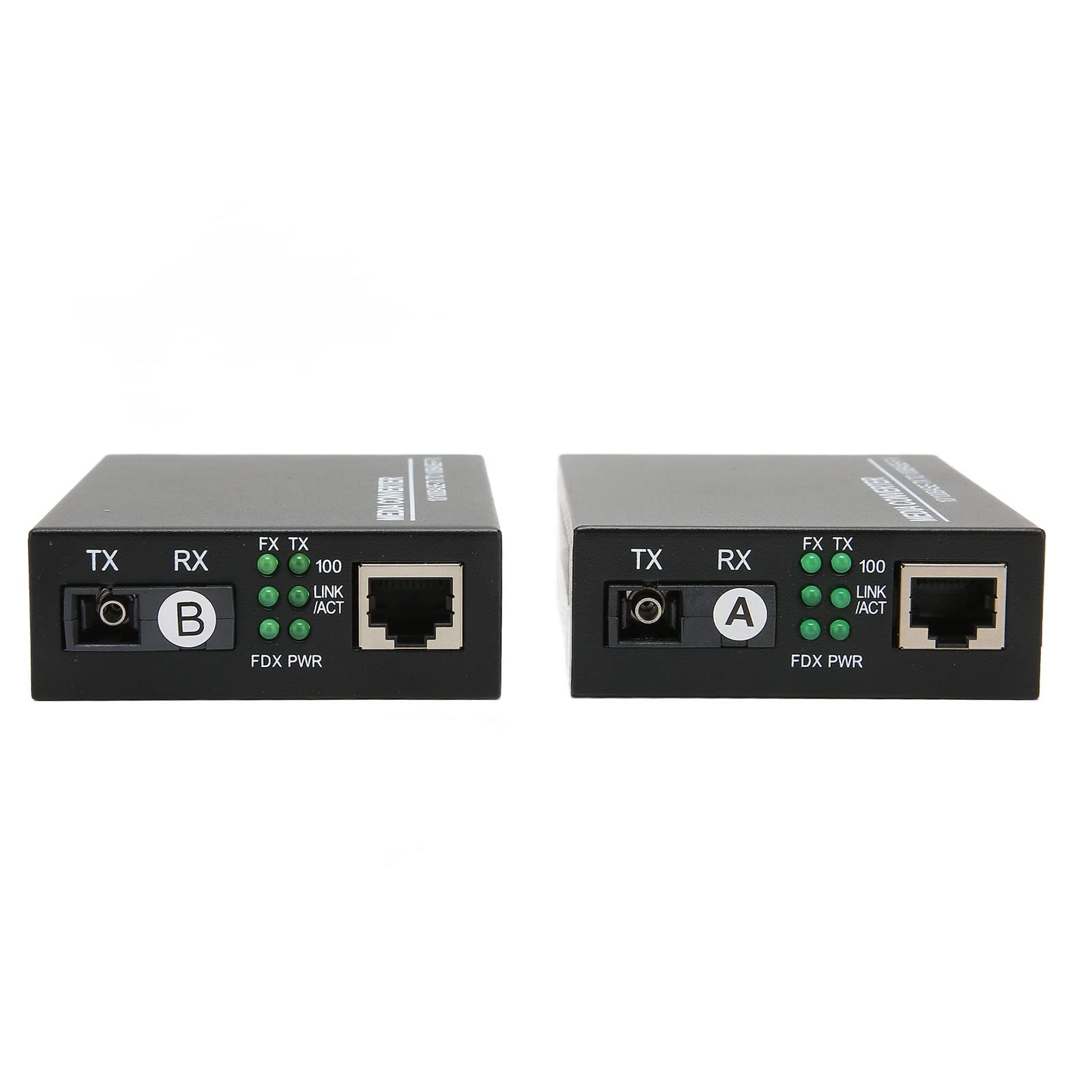 Convertisseur de Média ethernet Optique, Capacité Adaptative 10M 100M Mode Semi Duplex Intégral, RJ45 Sc Jusqu'à 25Km, Module Optoélectronique Adapté AUX Environnements Intérieurs et Extérieurs