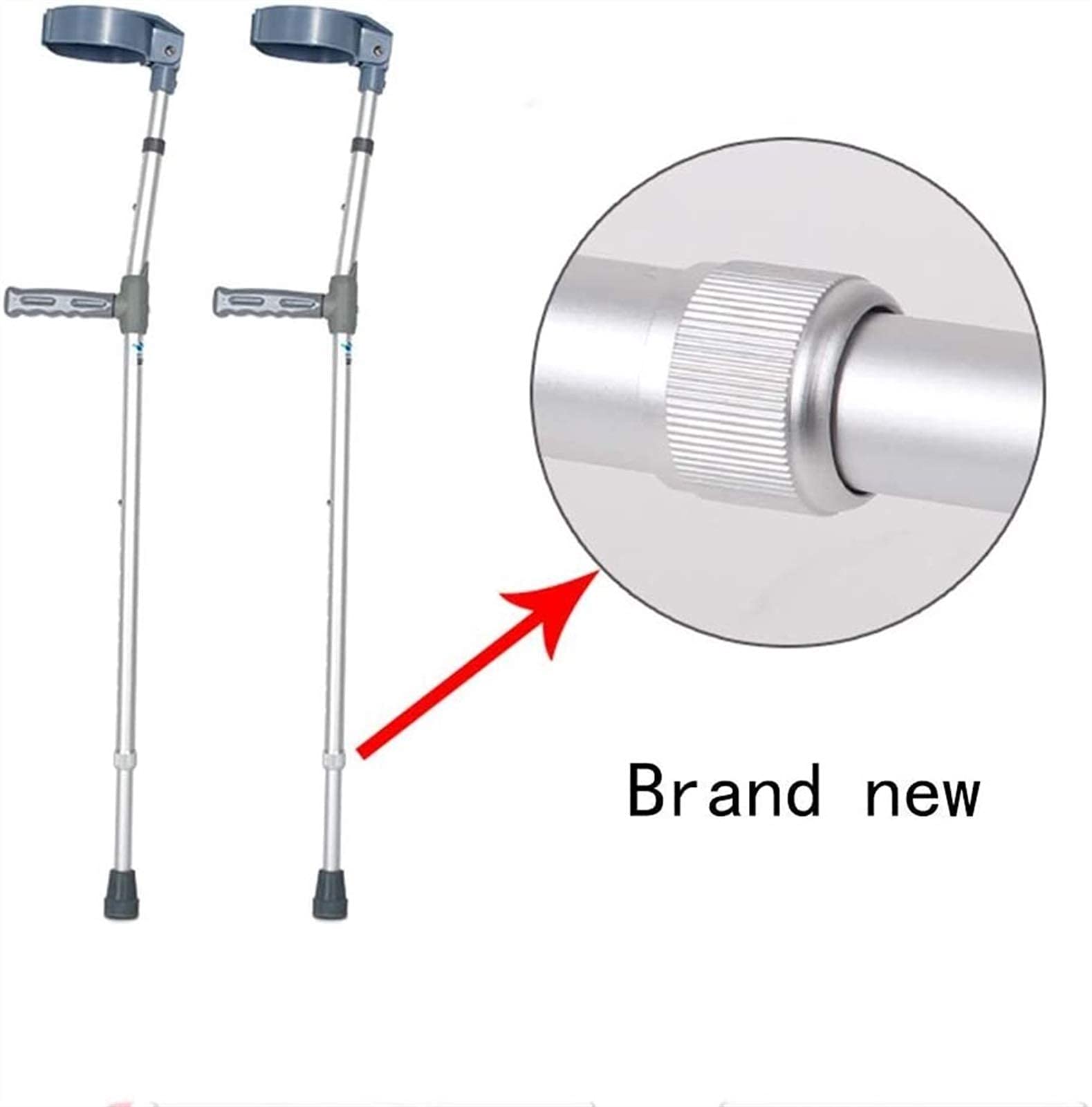 Kula bezpieczeństwa antypoślizgowa, aluminiowa sosna dande to uchwyt kuli, odpowiedni do rehabilitacji ergonomicznej i osób starszych, Silvera li i nadający się do noszenia Interesting