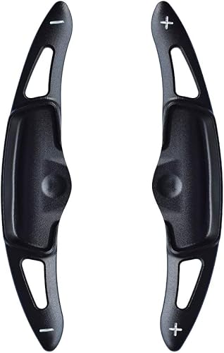 HIBEYO Extensiones de palanca de cambios de paleta sedán de aluminio negro 2020-2021 Kia K5 GT, LXS, EX, LX, GT-Line Sedan