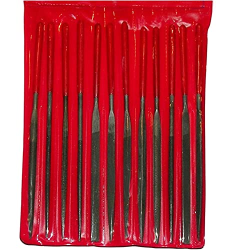 12 Pcs Needle File Set 140mm X 3mm Cut 2 Jewelry Beading Hobby Crafts Metal Tool