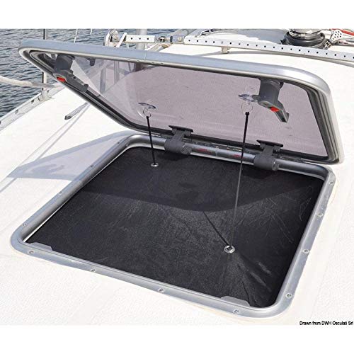 Moustiquaire Osculati 350 x 350 mm avec maille anti-insectes haute densité