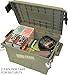 MTM ACR7-18 Ammo Crate Utility Box, Ammo, survival or hunting gear storage, O-Ring seal for water resistant dry storage, Double padlock tabbed for security, Carries 65lbs of gear, Army Green