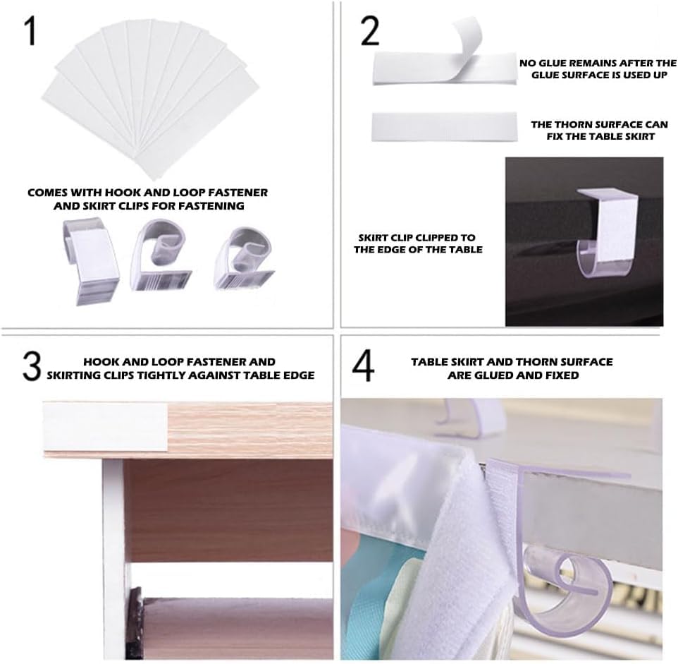 Nappe transparente 6FT rectangulaire pour anniversaire et mariage - 6