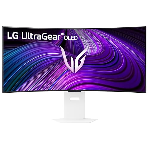 Image of LG 39GX90SA-W 39-inch Ultragear WQHD (3440 x 1440) OLED Curved Gaming Monitor 240Hz, 1ms, NVIDIA G-Sync Compatible, AMD FreeSync Premium, VESA DisplayHDR True Black 400, webOS, USB Type-C, White