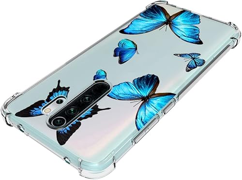 Miniatura 4 de Zoeirc Funda para Redmi Note 8 Pro M1906G7I Funda transparente para niñas y mujeres, TPU suave a prueba de golpes, funda protectora transparente