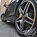 New 19 inch x 8.5 Wheels Rims CL63 AMG Double Spokes Style 5 lug Black Machined Face compatible with Mercedes Benz Wheels Rims Series CLS63 CLS500 CLS550 CLS55 Set of 4