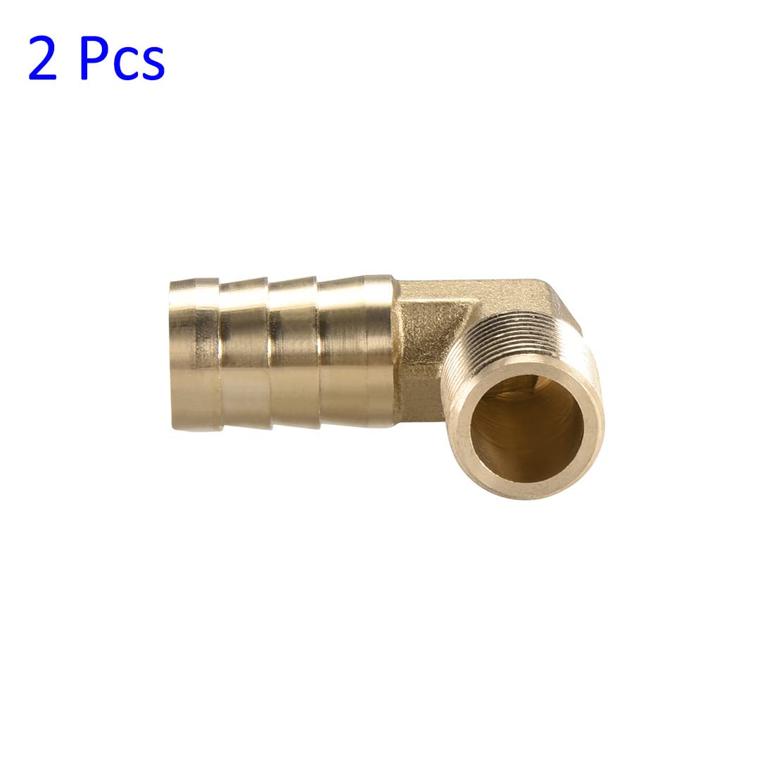 Raccord Laiton Barbillon En T 16mm X 12mm X 16mm – Lot De 2 – Pour Carburant, Air, Eau, Gaz & Huile