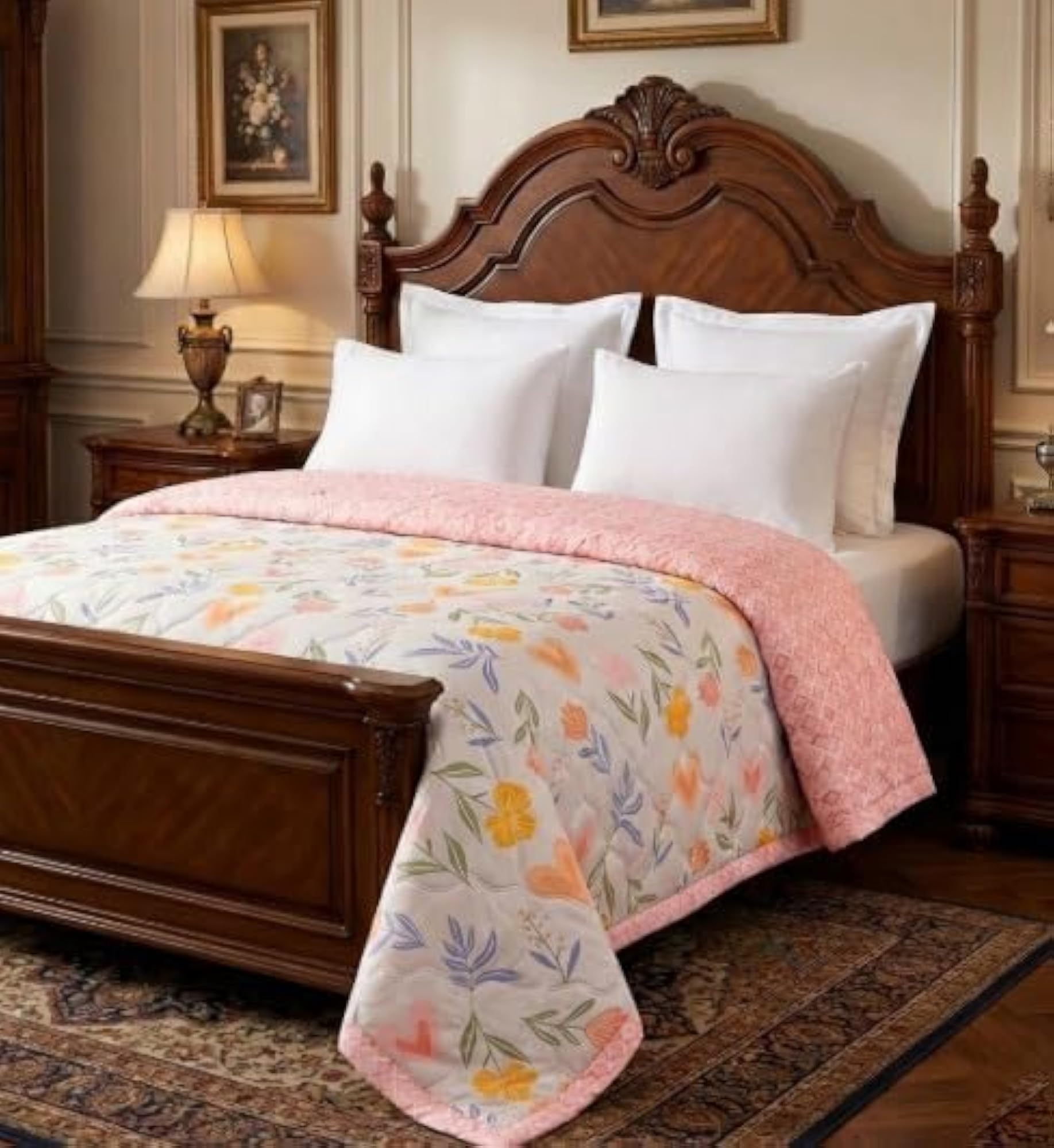 Summer Cotton Reversible AC Comforter and Cooling Quilt