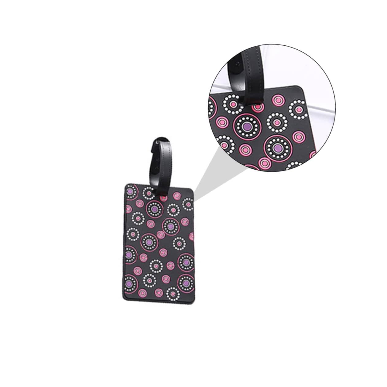 12 Pezzi Etichette per Valigie in Gomma Morbida, Luggage Tag | Briefcase e Suitcase, Airport Baggage Claim e Travel, Labeling Info Personale, Wear-resistant Stile Casuale