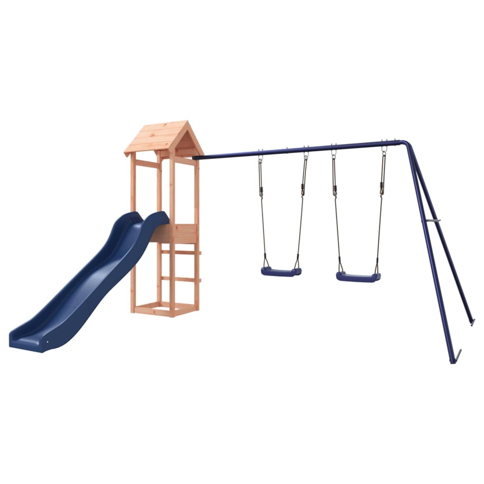 Parque Infantil de Casitas De Madera Infantiles Madera Maciza Douglas Columpio Ninos