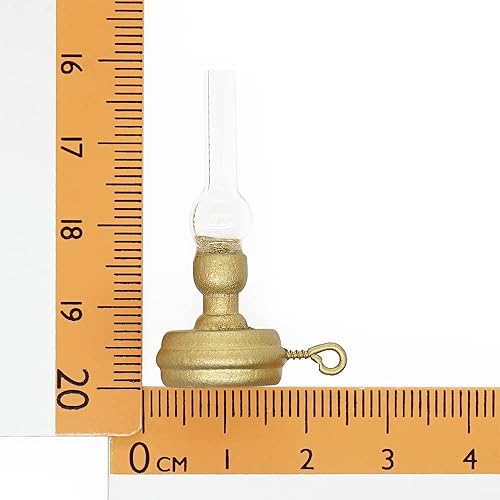 Miniatura 4 de Odoria 112 Lámpara de aceite en miniatura Accesorios de decoración de casa de muñecas