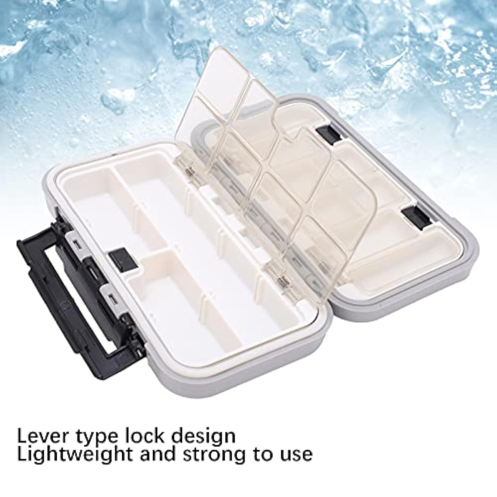 Waterproof Fishing Tackle Box, Easy to Carry