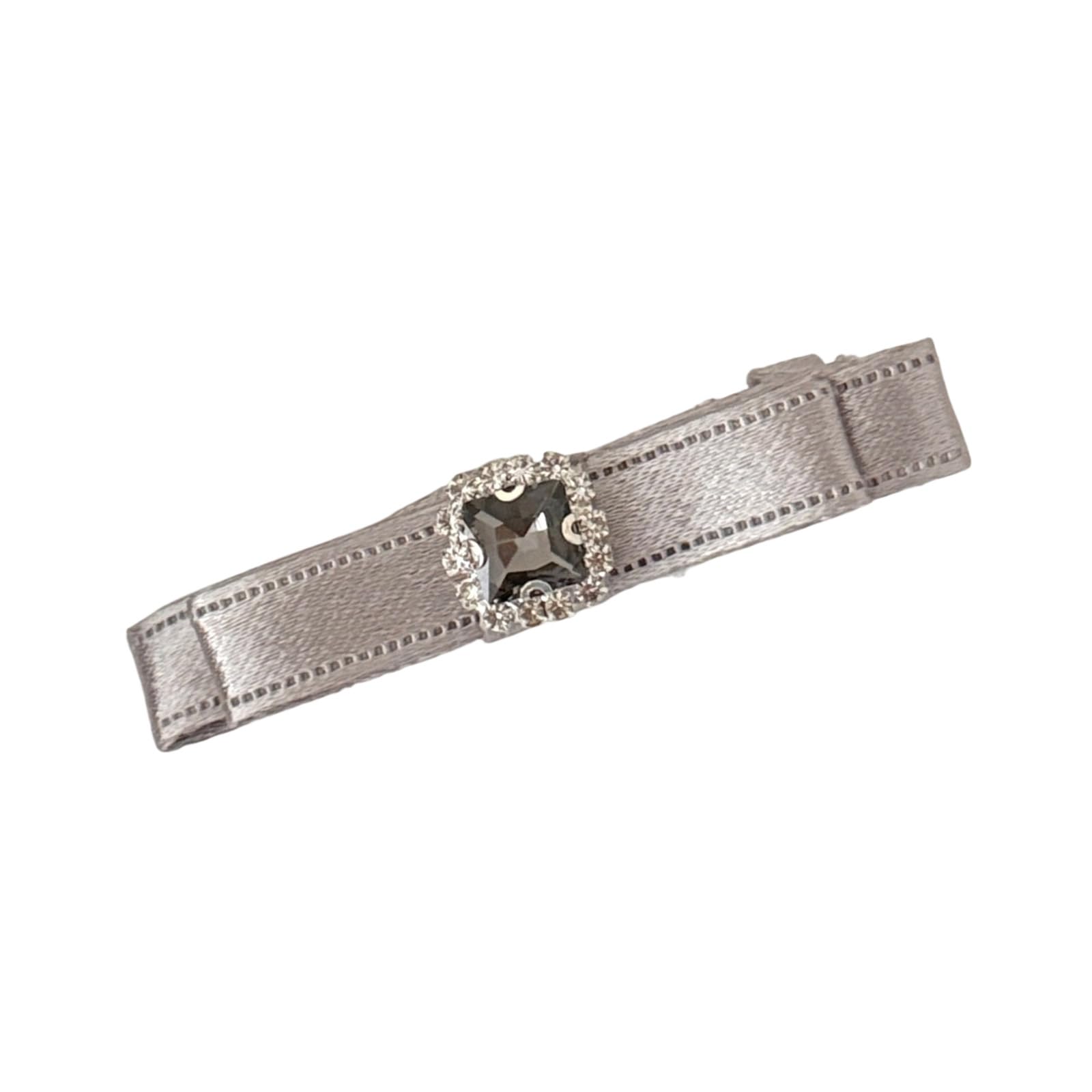 YUXITA Elegant Rhinestones Hair Clip With Secure Accent Multi Purpose Design For Daily Wear And Special Occasion