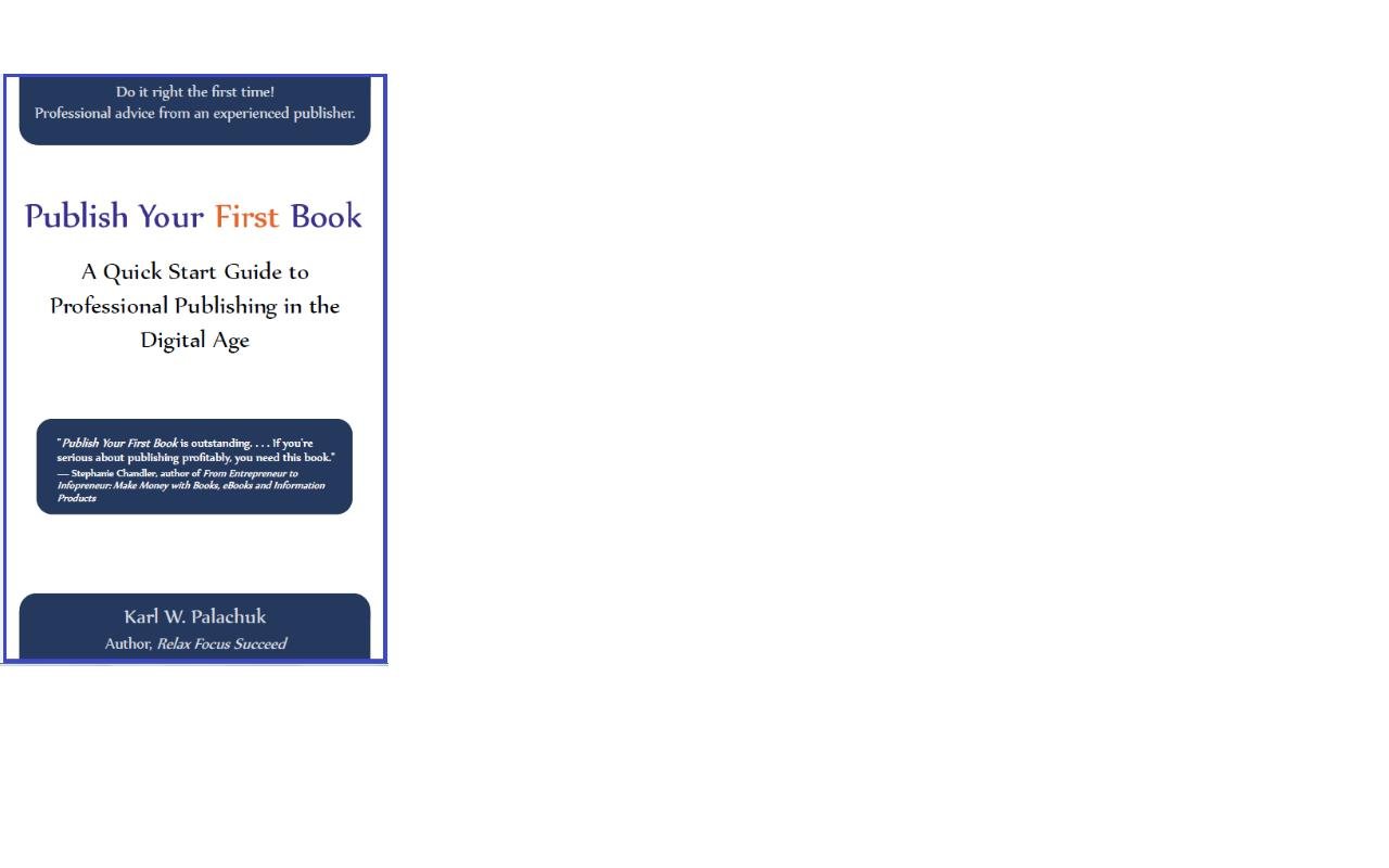 Publish Your First Book