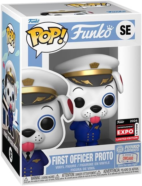 Funko Pop! Originals: LE3000 Proto The Dog as First Officer (2024 Limited Edition Entertainment Expo Shared Exclusive)