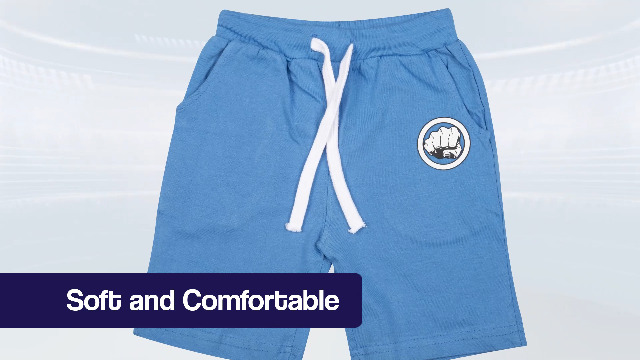 5 Pantaloncini Bambini In Cotone KYDA KIDS | 100% Cotone Multicolore Con Elastico In Vita | Regalo
