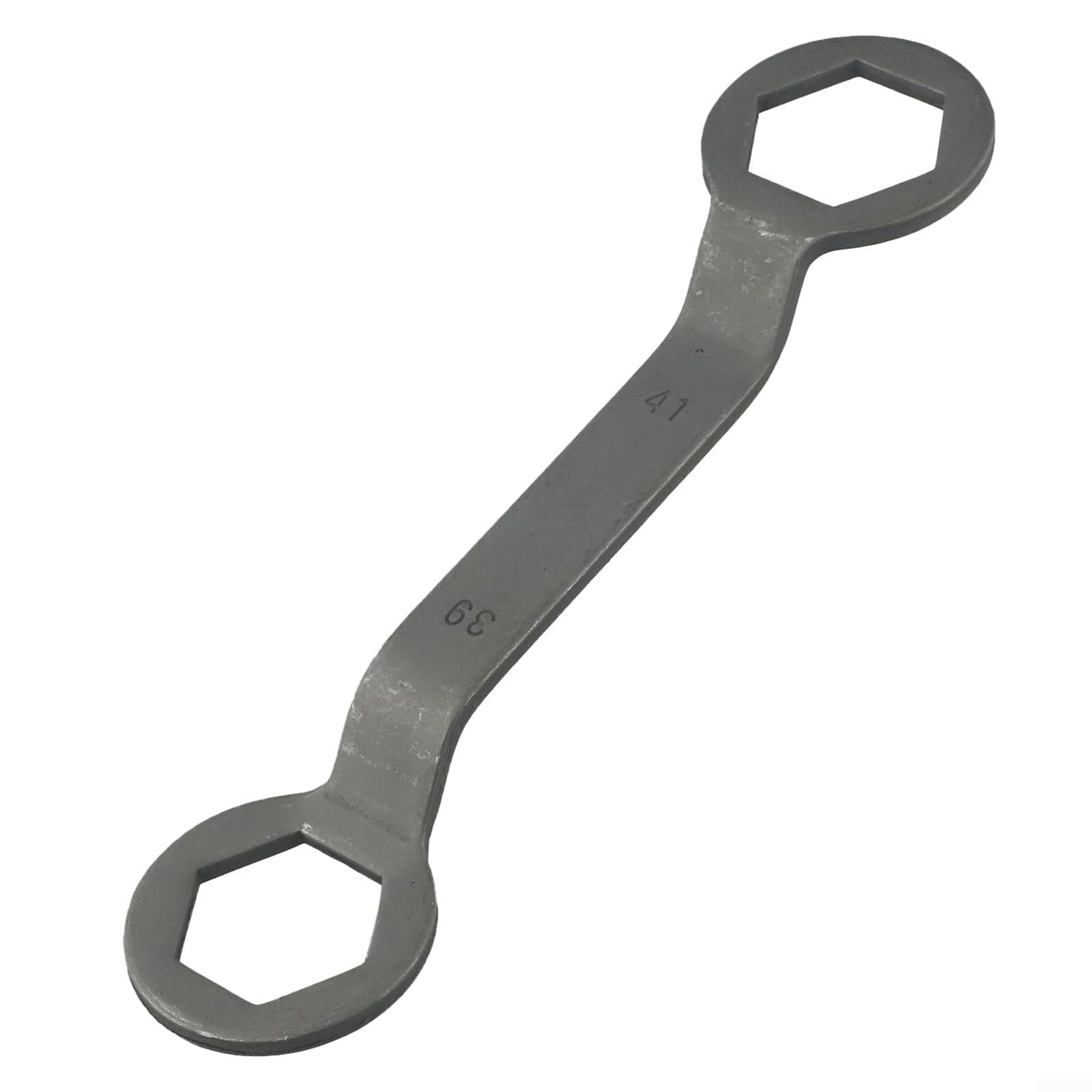 Chiave a doppia testa per rimozione frizione, 39 mm, 41 mm, strumento per dado esagonale per puleggia, per scooter e moto da 125 cc, strumento manuale realizzato in acciaio