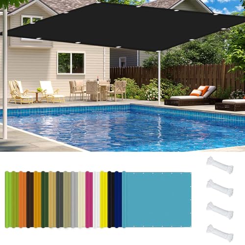 Toldo para jardin y piscina impermeable 360x700 cm con proteccion UV 2