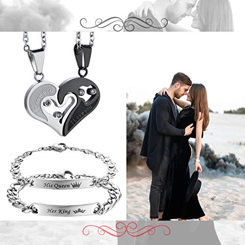 Flongo Coppia Bracciali Braccialetto Lui & Lei