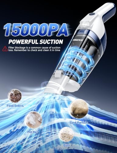 Image of Gxzsk Handheld Vacuum Cordless, Hand Held Vacuum, Car Vacuum Portable