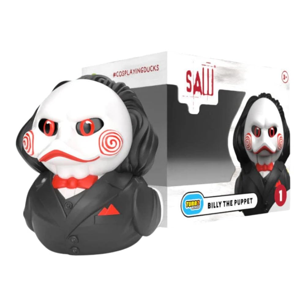 TUBBZ Boxed Edition: Horror - Saw Billy the Puppet Cosplaying Rubber Duck Vinyl Figure