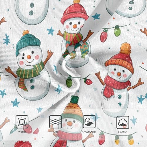 Girls Underwear Soft Cotton Christmas Snowmen Kids Panties in Sizes 2/3t, 4t, 5t, 6 and 83