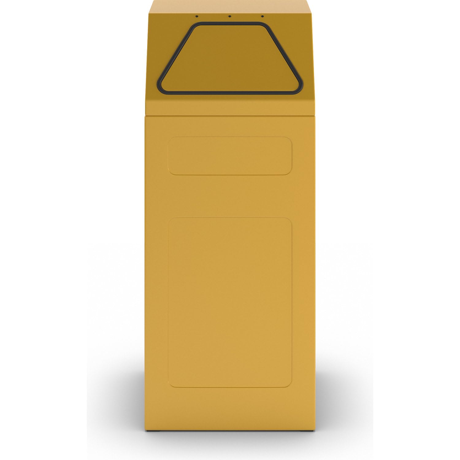 Betriebsausstatter | Wertstoffsammler | Feuerhemmend, Volumen 65 l, BxHxT 400 x 960 x 380 mm, gelb RAL 1003