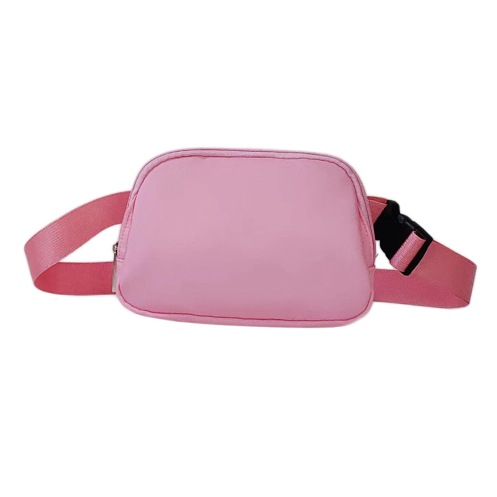™ Waist Bag Pack Fanny Pack with Adjustable Strap for Walking Hiking Camping Pink-image-48