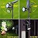 ROSHWEY Solar Spot Lights Outdoor - 600LM Spotlights Waterproof Outside Flood Lighting for Driveway Backyard Patio Garden Landscape Deck Garage (Cool White, 2 Pack)