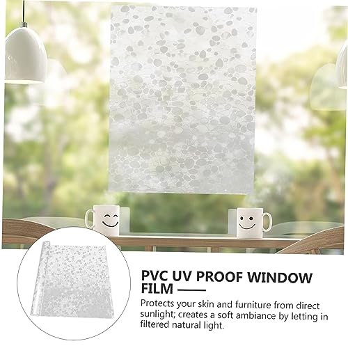 Película de Privacidad para Ventanas, PVC Blanca 200x44 cm miniatura 6