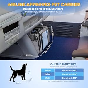 Pet Carrier with Wheels for Cat and Small Dogs: Expandable Airline Approved Rolling Cat Carrier - Cat Carrier Soft for Pets Under 26lbs Travel Plane Trip Pet Carrier with Wheels for Cat and Small Dogs Expandable Airline Approved Rolling Cat Carrier Cat Carrier Soft for Pets Under 26lbs Travel Plane Trip