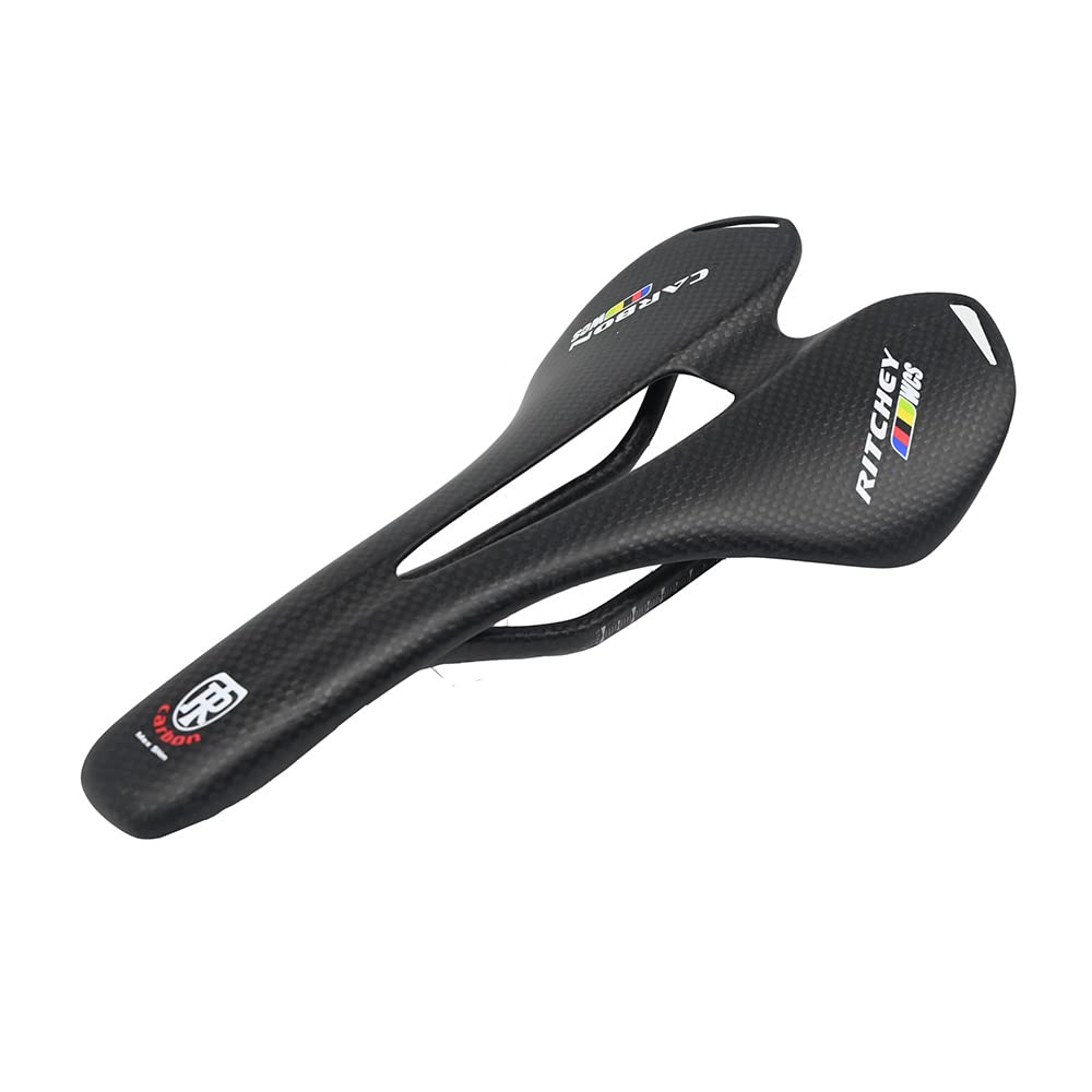 SillíN MTB 3K Fiber Saddle Road MTB Bike Carbon Sillle Asiento Cojín de Bicicleta Piezas Cycling Mate/Brillante