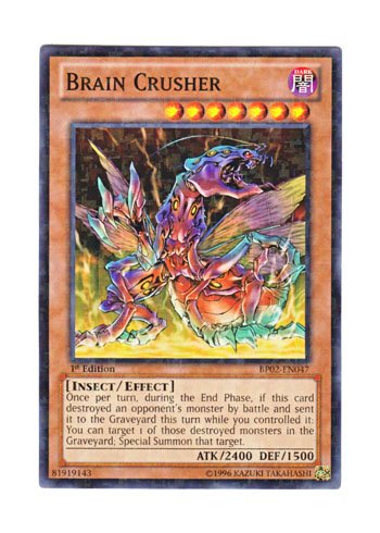 Amazon.co.jp: 遊戯王 英語版 BP02-EN047 Brain Crusher ブレイン 
