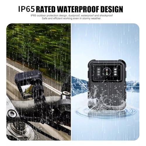 CHICHIYANG Body Camera Wearable Camcorder 2K HD miniatura 3