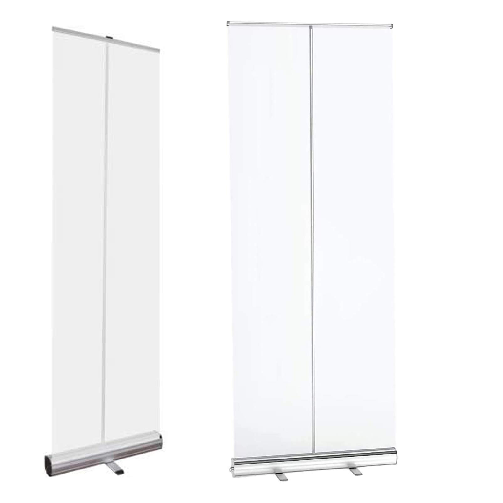 Barrière d'isolement transparente avec support de sol enroulable portable de magasin