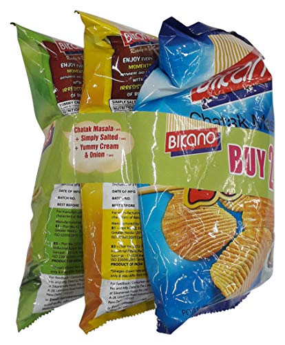 Image of Bikano Potato Chips - Assorted, 198g